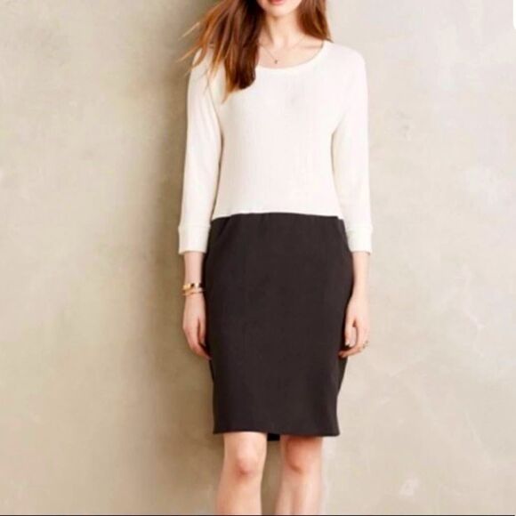 Amadi Anthropologie 3/4 Sleeve Cozy Dress - Picture 3 of 4